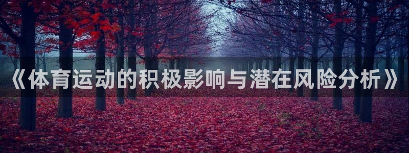 尊龙官网下载平台注册要钱吗安全吗：《体育运动的积极影响与潜在